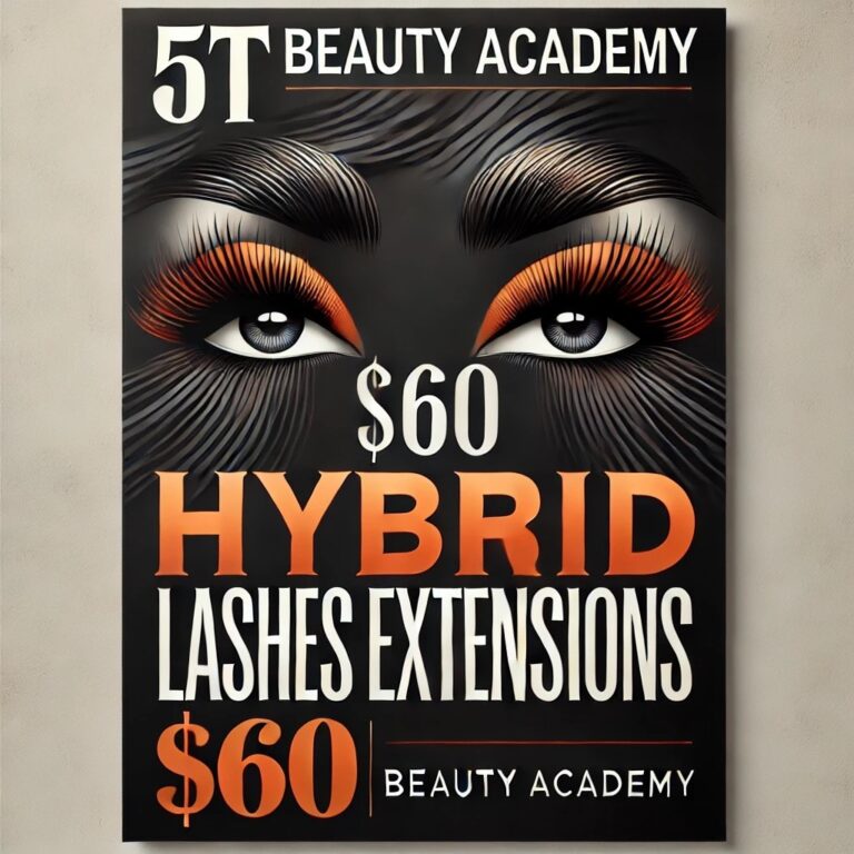 Hybrid Lash Extensions 5T Beauty Academy